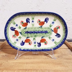 ポーリッシュポタリー MANUFAKTURA オーバルトレイ24cm P97-P320