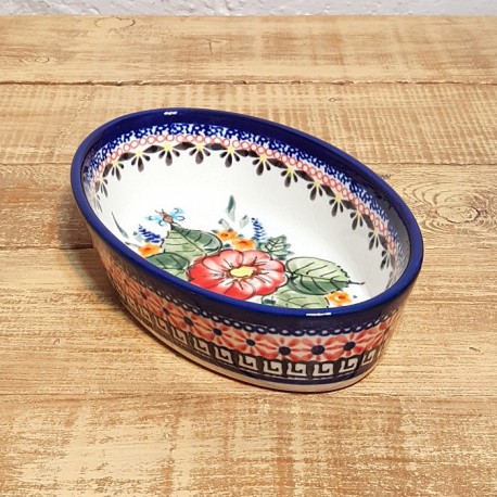 ポーリッシュポタリー BOLESLAWIEC グラタン皿 16cm GU703-ART149