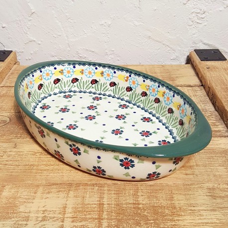 ポーリッシュポタリー MANUFAKTURA グラタン皿 31cm P98-IF45