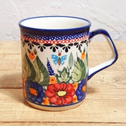 ポーリッシュポタリー BOLESLAWIEC ストレートマグ 0.25L GU872-ART149