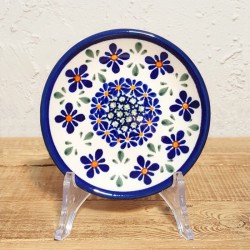 ポーリッシュポタリー BOLESLAWIEC 平皿プレートXSφ11.6cm GU703-DU60