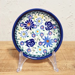 ポーリッシュポタリー BOLESLAWIEC 平皿プレートXSφ11.6cm GU703-DU126