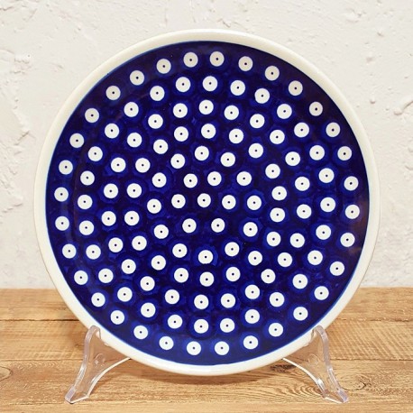 ポーリッシュポタリー BOLESLAWIEC 平皿φ19.5cm GU814-42